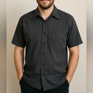 Ralph Lauren Beverly Hills Polo Club Short Sleeve Striped Shirt Size L